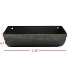 Promo 🌟 Black Metal Planter - Foreside Home & Garden 🛒 -Planters Sales Store unnamed file 5865