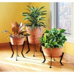 Deals ✔️ Indoor Outdoor Denise Wood Stone and Iron Planter Terra Cotta Finish - ACHLA Designs 😍 -Planters Sales Store unnamed file 5881