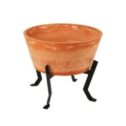 Deals ✔️ Indoor Outdoor Denise Wood Stone and Iron Planter Terra Cotta Finish - ACHLA Designs 😍 -Planters Sales Store unnamed file 5887