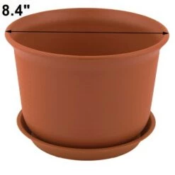 Budget 🔥 Unique Bargains Home Balcony Drainage Holes Flower Plant Tray Planters ✨
