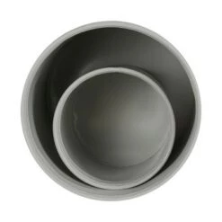 Outlet ⌛ Gray Metal Set of 2 Planters - Foreside Home & Garden 🔥 -Planters Sales Store unnamed file 5913