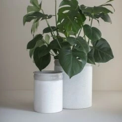 Outlet ⌛ Gray Metal Set of 2 Planters - Foreside Home & Garden 🔥 -Planters Sales Store unnamed file 5915