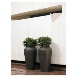 Best Pirce π 21' x 36'H Daniel Tall Planter - Crescent Garden Black β