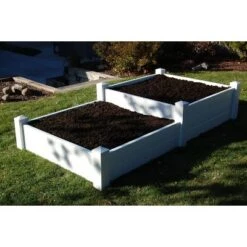 Planters Sales Store 29 Best Sale 👍 4' x8' Split Level Rectangular Planter Bed - Dura-Trel 🤩