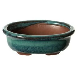 Discount 👍 Gardenised Decorative Mini Glazed Ceramic Bonsai Succulent Pots Flower Planter with Drainage Holes, 4 Pack ✨ -Planters Sales Store unnamed file 6002