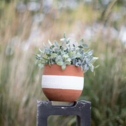 Buy 😉 White Wrapped Terracotta Planter - Foreside Home & Garden 😉 -Planters Sales Store unnamed file 6006