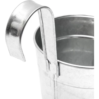 Outlet โค๏ธ Juvale 3 Pack Round Metal Iron Wall Hanging Planters Pots Holder Bucket for Indoor Outdoor Succulent, 5 x 5 x 8 ๐ 6 Outlet โค๏ธ Juvale 3 Pack Round Metal Iron Wall Hanging Planters Pots Holder Bucket for Indoor Outdoor Succulent, 5 x 5 x 8 ๐ - Image 5