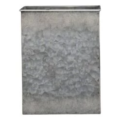 Buy ⭐ "Field Fresh Flowers" Whitewashed Galvanized Metal Planter - Foreside Home & Garden 🧨 -Planters Sales Store unnamed file 6019