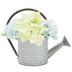 Promo 🎁 Okuna Outpost Galvanized Metal Watering Can Vase for Indoor Outdoor Plant, Succulents (4.5 x 8.5 in) 🎉 -Planters Sales Store unnamed file 6033