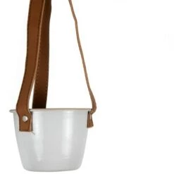 Outlet ๐ Set of 3 Antique White Enamel Metal and Faux Leather Straps Hanging Planter - Foreside Home & Garden ๐ 12 Outlet ๐ Set of 3 Antique White Enamel Metal and Faux Leather Straps Hanging Planter - Foreside Home & Garden ๐ -Planters Sales Store unnamed file 6071