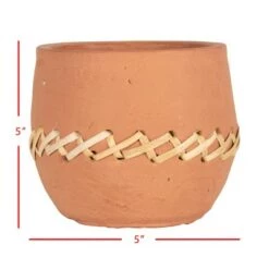 Deals ๐ Terracotta & Cane Weave Planter - Foreside Home & Garden โ๏ธ 11 Deals ๐ Terracotta & Cane Weave Planter - Foreside Home & Garden โ๏ธ -Planters Sales Store unnamed file 6087