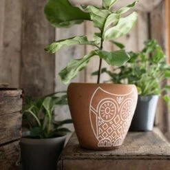 Outlet 👏 Owl Multi Terracotta Planter - Foreside Home & Garden ⌛ -Planters Sales Store unnamed file 6097