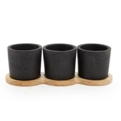 Top 10 🥰 Farmlyn Creek 4 Piece Set Round Black Cement Planter Indoor Outdoor with Modern Wood Base, 8.8 x 3.15 x 2.67 in 🎁 -Planters Sales Store unnamed file 6104