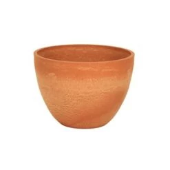 Best Sale 🛒 Lina Modern Hanging Wood Stone and Iron Planter Terra Cotta Finish - Achla Designs 🧨 -Planters Sales Store unnamed file 6115