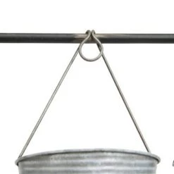 Best deal 🌟 White Metal Wall Planter with 3 Pots - Foreside Home & Garden ⌛