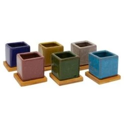 Cheapest 🤩 Okuna Outpost Set of 6 Mini Ceramic Planter Pots 2.5" with Drainage Hole & Tray for Indoor & Outdoor Succulents Plants 🛒 -Planters Sales Store unnamed file 6138