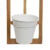 Best deal 🛒 White Wood & Metal Wall Planter - Foreside Home & Garden 🎁 -Planters Sales Store unnamed file 6194