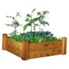 Brand new 🤩 36" x 36" x 13" Raised Square Garden Bed - Gronomics Red Cedar Finished 👍