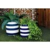 Outlet ✨ Olivia & May Set of 3 Modern Ceramic Vases White/Blue - Olivia & May 🥰 -Planters Sales Store unnamed file 6308