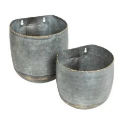 Buy 🛒 2pc Wall Mounted Planter Set Galvanized Metal - Danya B. ⌛ -Planters Sales Store unnamed file 6358