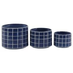 Promo 🥰 Set of 3 Modern Ceramic Vases - Olivia & May White/gray 🥰 -Planters Sales Store unnamed file 6390