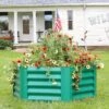 Coupon 😀 Sunnydaze Decor Sunnydaze Raised Powder-Coated Hexagon Steel Garden Bed Kit for Plants, Flowers, Vegetables and Herbs - 41" W x 16" Deep - Green 🔔 -Planters Sales Store unnamed file 641