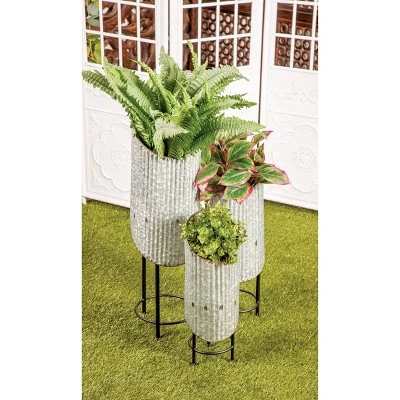 Promo ๐ Olivia & May Set of 3 Modern Metal Plant Stands - Olivia & May ๐ 3 Promo ๐ Olivia & May Set of 3 Modern Metal Plant Stands - Olivia & May ๐