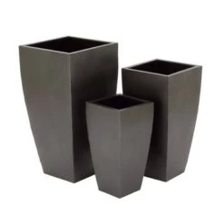 Best reviews of 😀 Olivia & May Set of 3 Modern Rectangular Metal Planters Black - Olivia & May 🔥 -Planters Sales Store unnamed file 6477