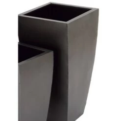 Best reviews of 😀 Olivia & May Set of 3 Modern Rectangular Metal Planters Black - Olivia & May 🔥 -Planters Sales Store unnamed file 6478