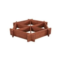 Wholesale 😍 8" H Wood Planters - Brown - Leisure Season 👏