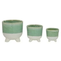 Best deal 😉 Set of 3 Cylindrical Ceramic Planter - Olivia & May Blue 🎉 -Planters Sales Store unnamed file 6502