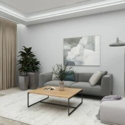 Best Pirce 💯 Olivia & May Set of 3 Contemporary Tapered Rectangular Iron Planters Gray - Olivia & May ❤️ -Planters Sales Store unnamed file 6558