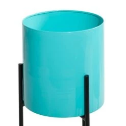 Promo 😍 Olivia & May Set of 3 Contemporary Metal Planters Teal - Olivia & May 😀 10 Promo 😍 Olivia & May Set of 3 Contemporary Metal Planters Teal - Olivia & May 😀 -Planters Sales Store unnamed file 6563