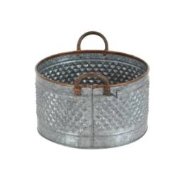 Top 10 🛒 Olivia & May Set of 3 Farmhouse Iron Planters with Handle Gray - Olivia & May 🔔 9 Top 10 🛒 Olivia & May Set of 3 Farmhouse Iron Planters with Handle Gray - Olivia & May 🔔 -Planters Sales Store unnamed file 6581