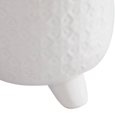 Budget โ Olivia & May Set of 3 Ceramic Planter with Legs White - Olivia & May ๐ฅ 5 Budget โ Olivia & May Set of 3 Ceramic Planter with Legs White - Olivia & May ๐ฅ - Image 3