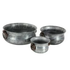Flash Sale 🥰 Olivia & May Set of 3 Farmhouse Iron Pot Planters - Olivia & May ⭐ 7 Flash Sale 🥰 Olivia & May Set of 3 Farmhouse Iron Pot Planters - Olivia & May ⭐ -Planters Sales Store unnamed file 6634