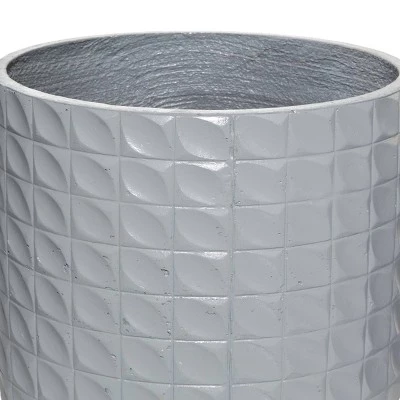 Promo ๐ Olivia & May Set of 3 Contemporary Wood Grid Patterned Planters Gray - Olivia & May ๐ฅ 6 Promo ๐ Olivia & May Set of 3 Contemporary Wood Grid Patterned Planters Gray - Olivia & May ๐ฅ - Image 4