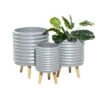 Discount ⭐ Olivia & May Set of 3 Contemporary Wood Planters Gray - Olivia & May ✨ -Planters Sales Store unnamed file 6689