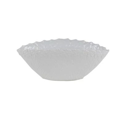 Hot Sale ⭐ Olivia & May Set of 2 Eclectic Ceramic Planters White - Olivia & May 🤩 4 Hot Sale ⭐ Olivia & May Set of 2 Eclectic Ceramic Planters White - Olivia & May 🤩 - Image 2