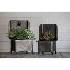 Top 10 ๐ Set of 2 Black Galvanized Metal Sink Planters - Foreside Home & Garden โค๏ธ 15 Top 10 ๐ Set of 2 Black Galvanized Metal Sink Planters - Foreside Home & Garden โค๏ธ -Planters Sales Store unnamed file 6734
