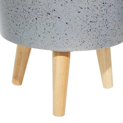 Best Sale 😍 Set of 2 Contemporary Wood Planters - Olivia & May Gray ⌛ 4 Best Sale 😍 Set of 2 Contemporary Wood Planters - Olivia & May Gray ⌛ - Image 2