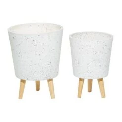 Best Sale 😍 Set of 2 Contemporary Wood Planters - Olivia & May Gray ⌛ 15 Best Sale 😍 Set of 2 Contemporary Wood Planters - Olivia & May Gray ⌛ -Planters Sales Store unnamed file 6743