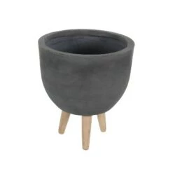 Cheap ๐ฅ Set of 3 Round Planters with Wooden Legs - Olivia & May Black โ๏ธ 10 Cheap ๐ฅ Set of 3 Round Planters with Wooden Legs - Olivia & May Black โ๏ธ -Planters Sales Store unnamed file 6746
