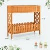 Cheap ⭐ Costway 2-Tier Raised Garden Bed Elevated Wood Planter Box for Vegetable Flower Herb 🧨 -Planters Sales Store unnamed file 680