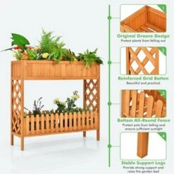 Cheap ⭐ Costway 2-Tier Raised Garden Bed Elevated Wood Planter Box for Vegetable Flower Herb 🧨 14 Cheap ⭐ Costway 2-Tier Raised Garden Bed Elevated Wood Planter Box for Vegetable Flower Herb 🧨 -Planters Sales Store unnamed file 683