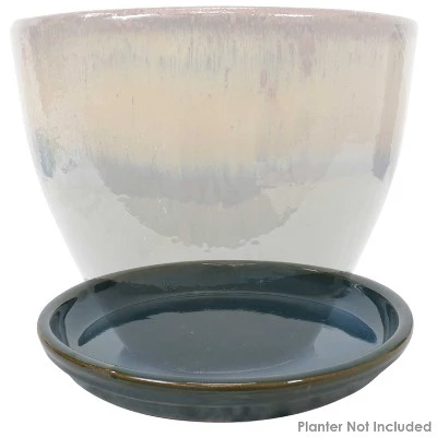 Budget ๐ Sunnydaze Decor Sunnydaze Ceramic Outdoor/Indoor High-Fired Glazed UV-Resistant and Frost-Resistant Flower Planter Saucers - 12" Diameter - Forest Lake Green - 2-Pack โจ 8 Budget ๐ Sunnydaze Decor Sunnydaze Ceramic Outdoor/Indoor High-Fired Glazed UV-Resistant and Frost-Resistant Flower Planter Saucers - 12" Diameter - Forest Lake Green - 2-Pack โจ - Image 6