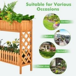 Cheap ⭐ Costway 2-Tier Raised Garden Bed Elevated Wood Planter Box for Vegetable Flower Herb 🧨 17 Cheap ⭐ Costway 2-Tier Raised Garden Bed Elevated Wood Planter Box for Vegetable Flower Herb 🧨 -Planters Sales Store unnamed file 686