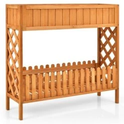 Cheap ⭐ Costway 2-Tier Raised Garden Bed Elevated Wood Planter Box for Vegetable Flower Herb 🧨 19 Cheap ⭐ Costway 2-Tier Raised Garden Bed Elevated Wood Planter Box for Vegetable Flower Herb 🧨 -Planters Sales Store unnamed file 688