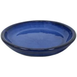 Cheapest 🤩 Sunnydaze Decor Sunnydaze Outdoor/Indoor High-Fired Glazed UV- and Frost-Resistant Ceramic Flower Pot Planter Saucers - 7" Diameter - Imperial Blue - 4-Pack ✨ -Planters Sales Store unnamed file 6901