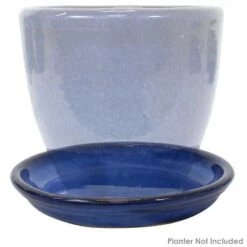 Cheapest 🤩 Sunnydaze Decor Sunnydaze Outdoor/Indoor High-Fired Glazed UV- and Frost-Resistant Ceramic Flower Pot Planter Saucers - 7" Diameter - Imperial Blue - 4-Pack ✨ -Planters Sales Store unnamed file 6902